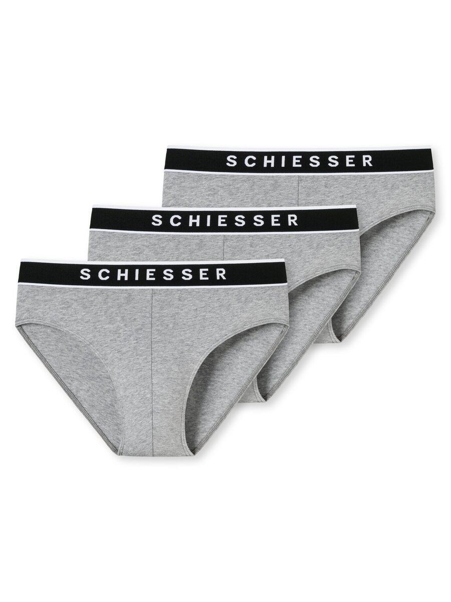 Slip van het merk Schiesser in het Grijs