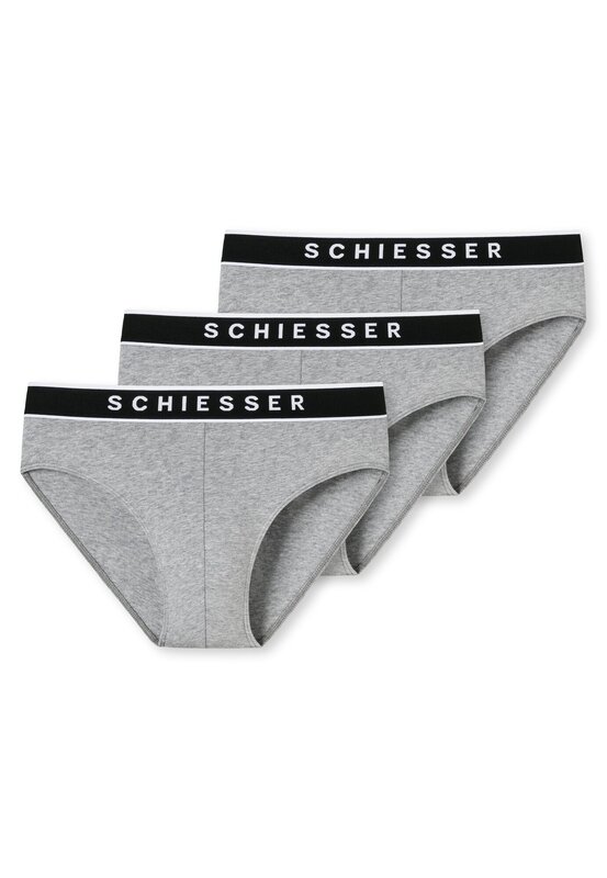 Slip van het merk Schiesser in het Grijs