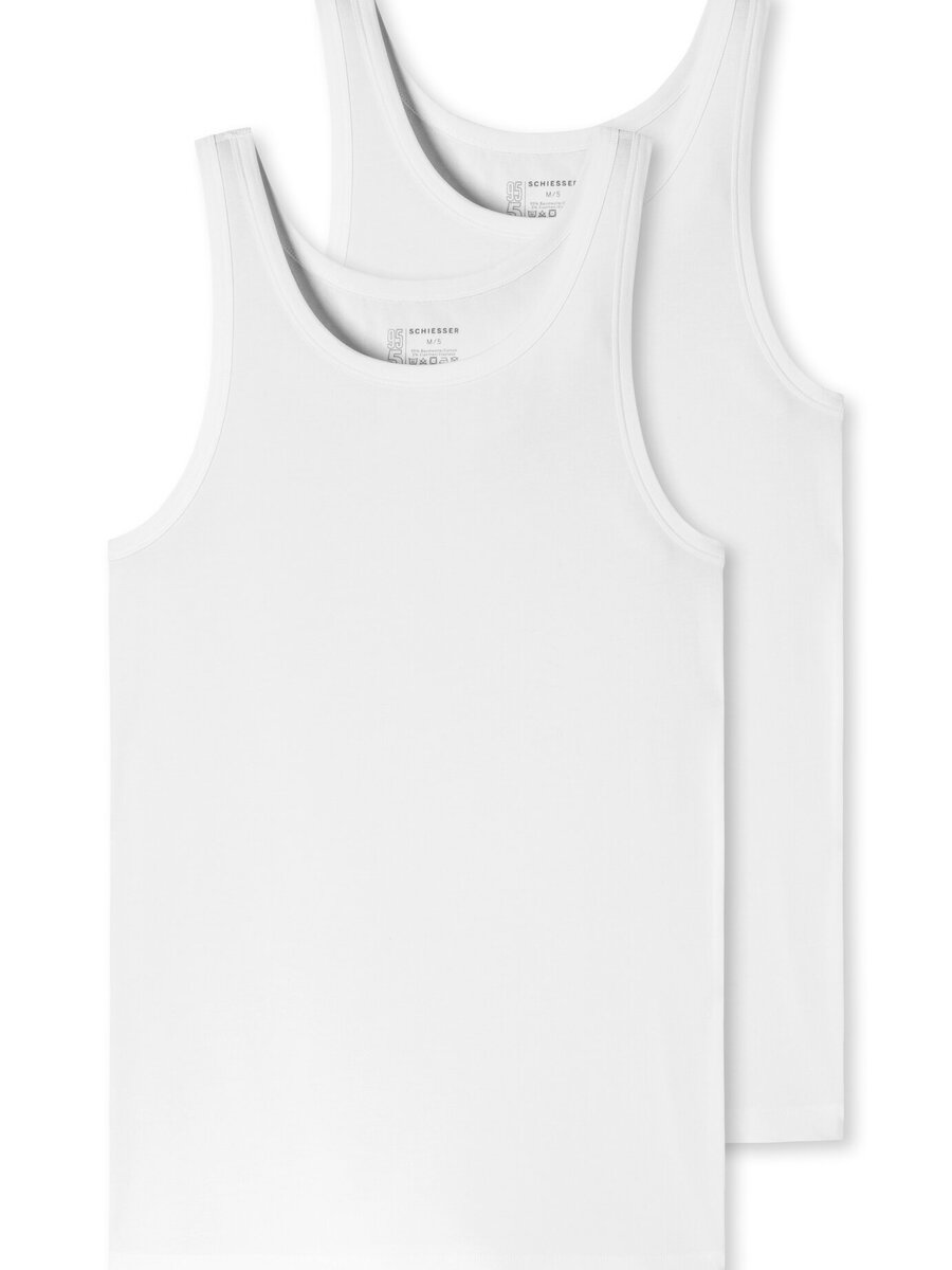 Singlet van het merk Schiesser in het Wit