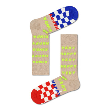 Kousen van het merk Happy Socks in het Beige