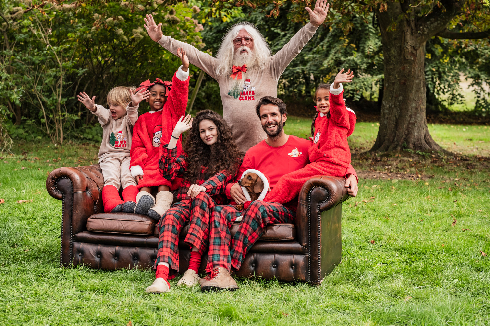 Woody's matching Christmas PJs