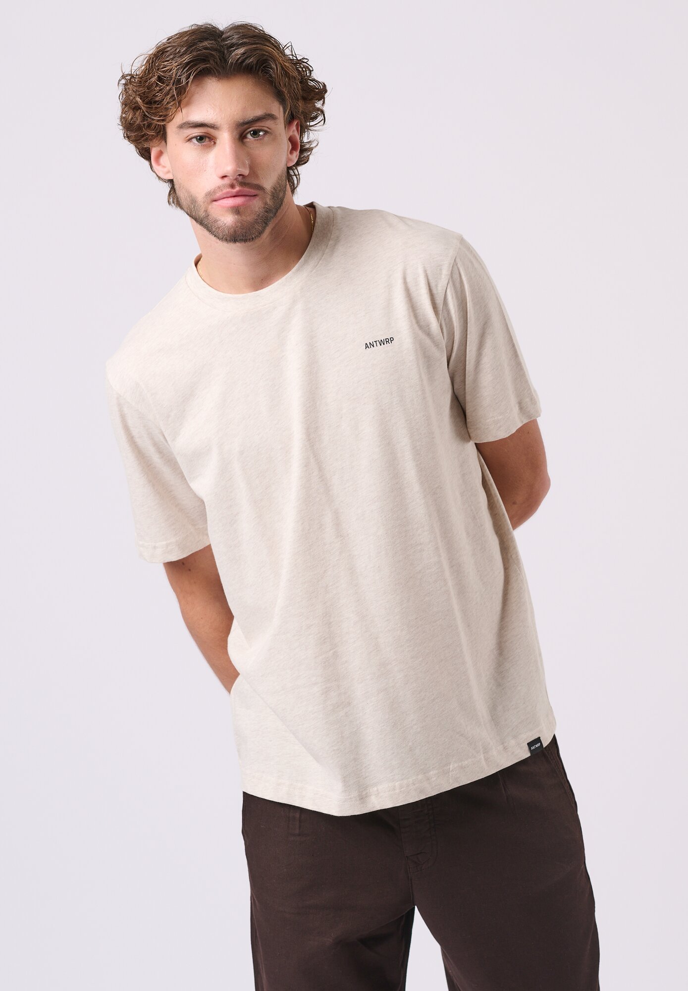 T-shirt van het merk Antwrp in het Beige