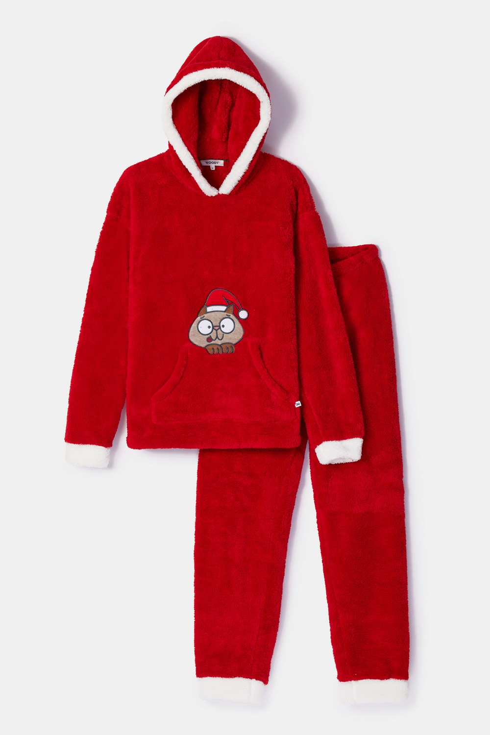 Pyjama van het merk Woody in het Rood