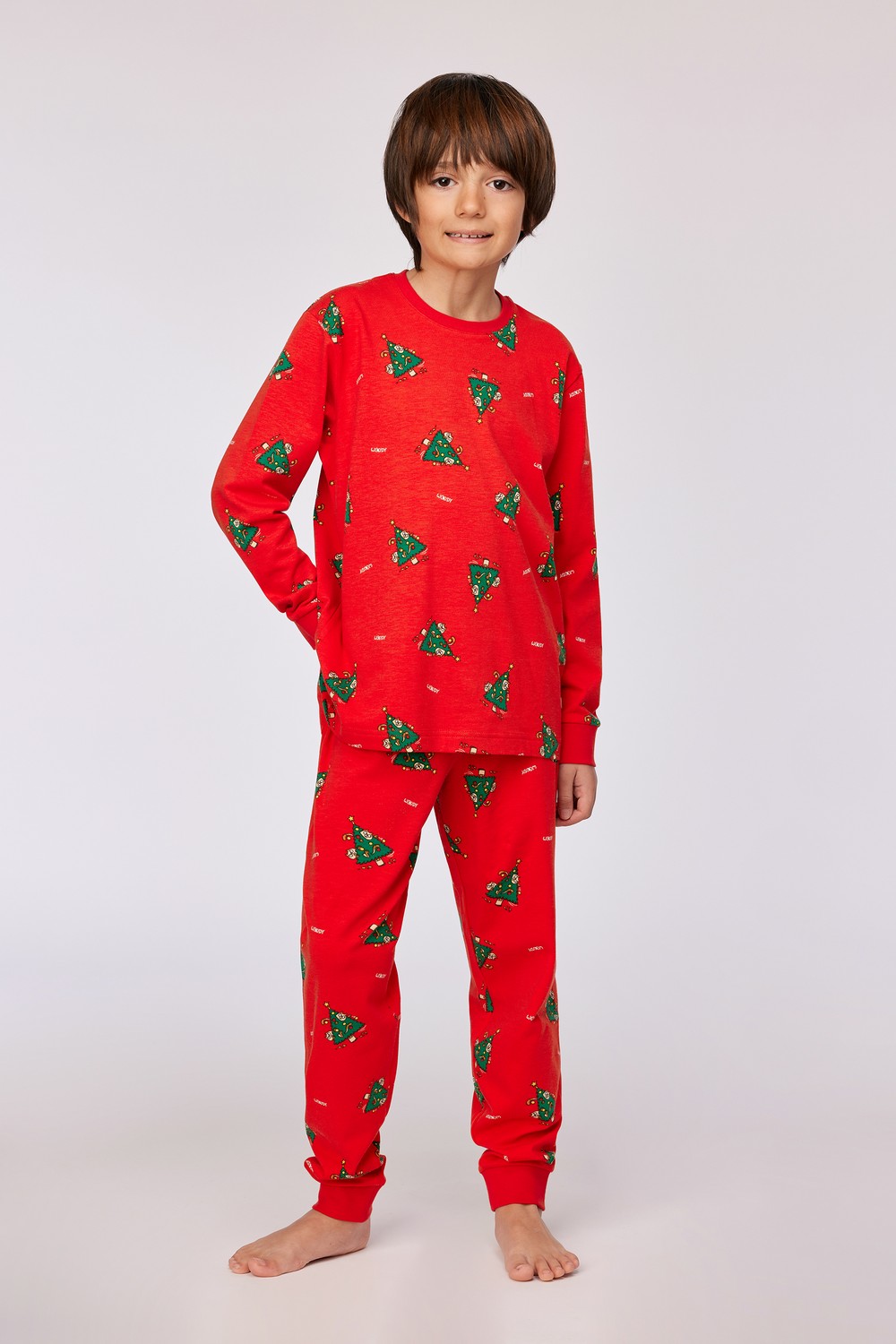 Pyjama van het merk Woody in het Rood