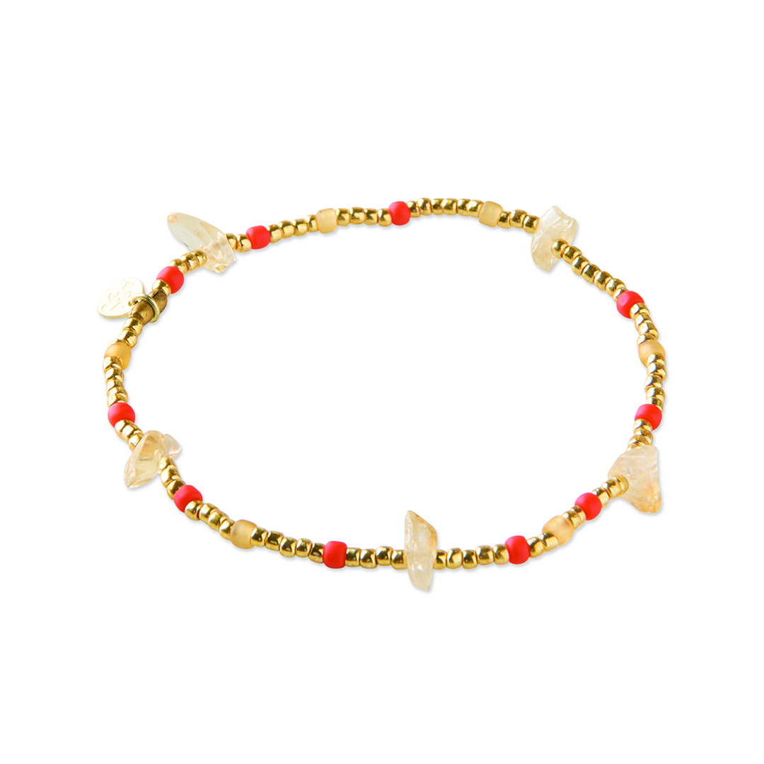 Bracelet van het merk A Beautiful Story in het Geel