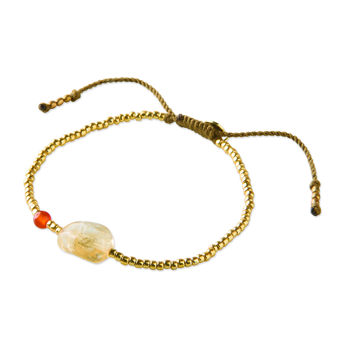Bracelet van het merk A Beautiful Story in het Oranje