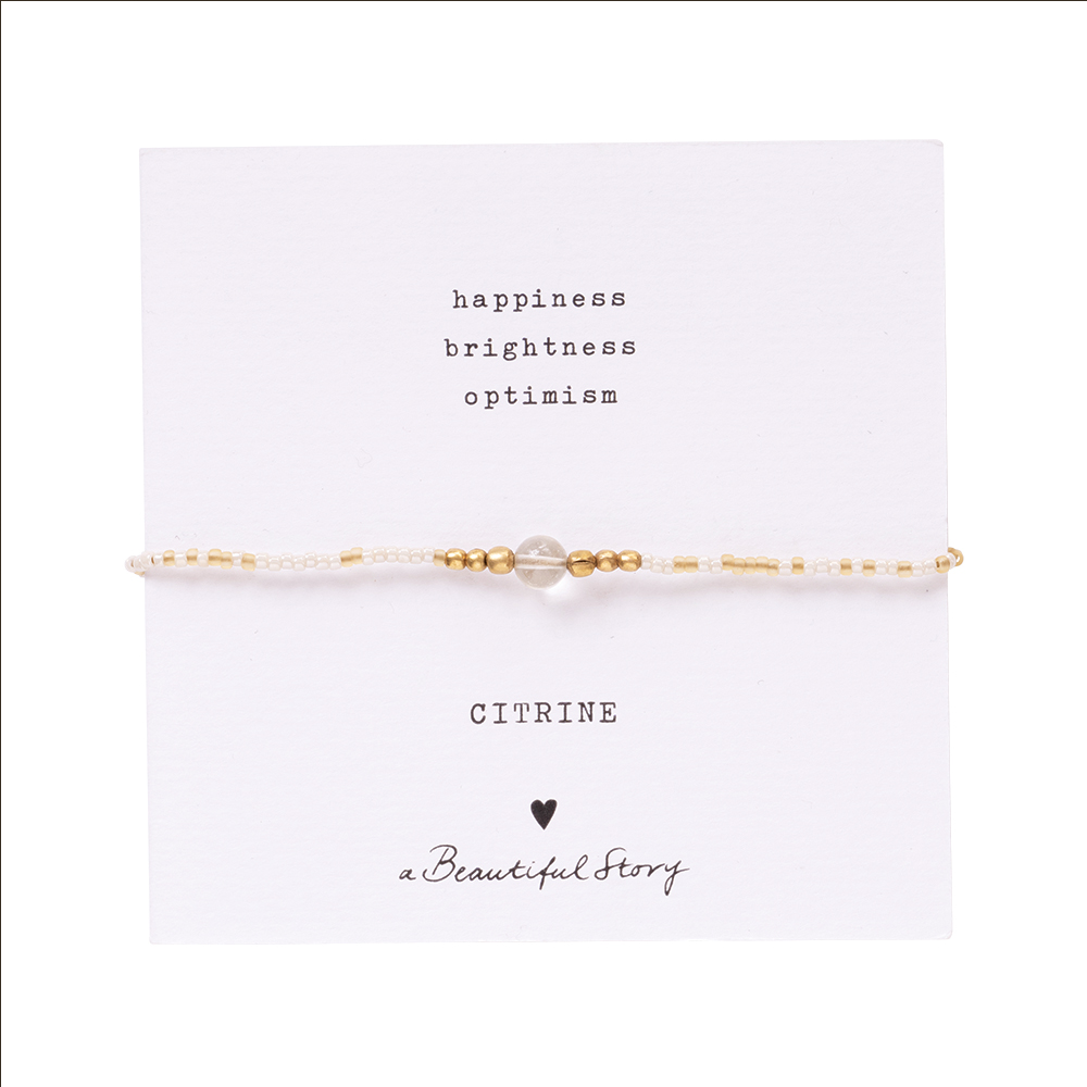 Bracelet van het merk A Beautiful Story in het Geel