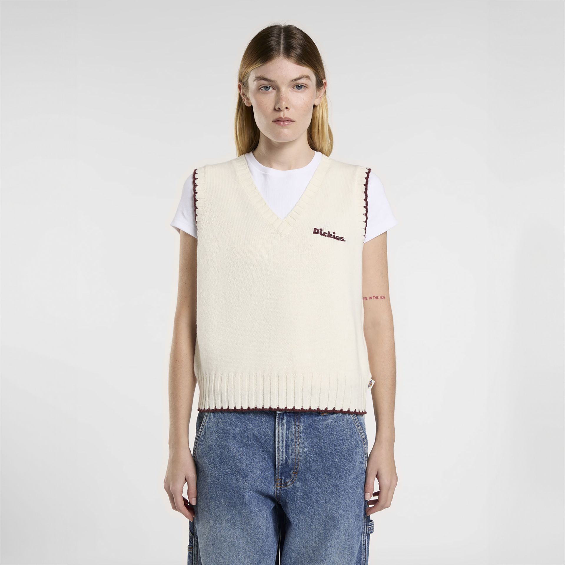 Debardeur van het merk Dickies in het Ecru