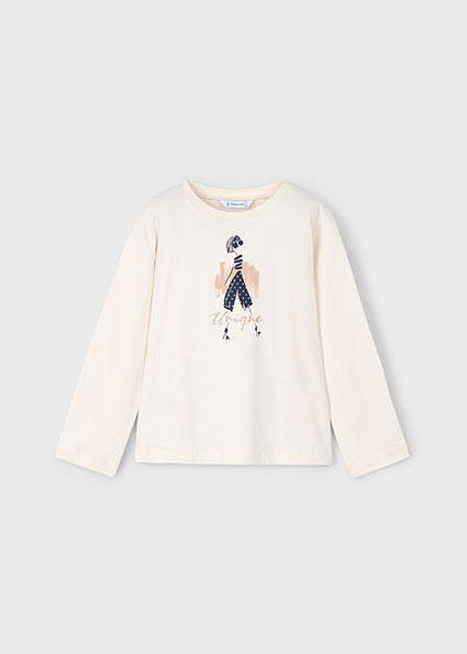 T-shirt van het merk Mayoral in het Beige