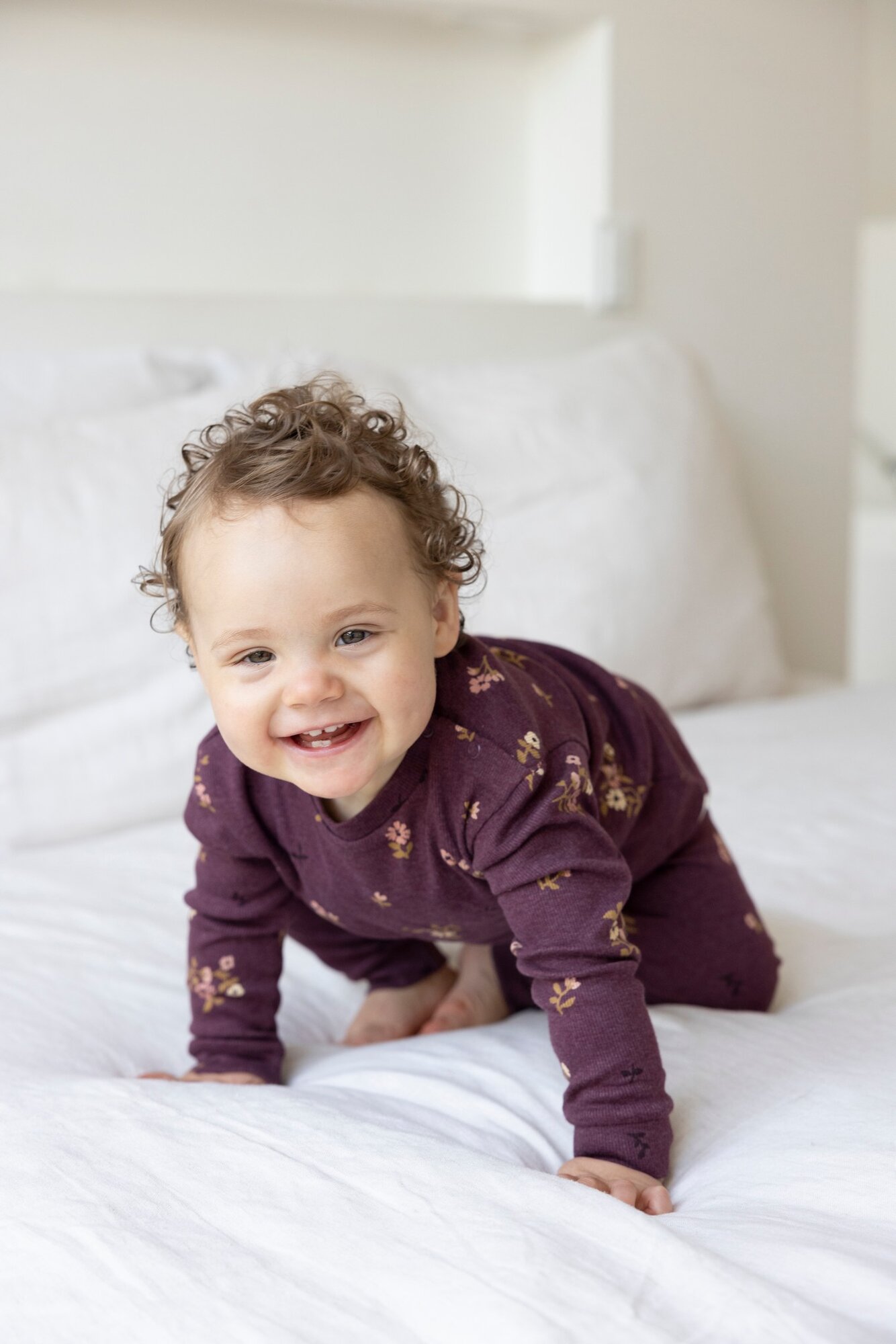 Pyjama van het merk Feetje in het Bordeaux