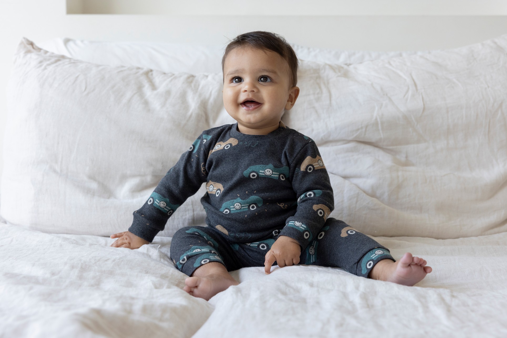 Pyjama van het merk Feetje in het Grijs