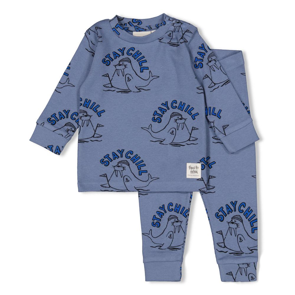 Pyjama van het merk Feetje in het Blauw